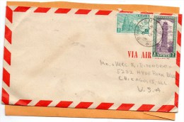India Old Cover Mailed To USA - Lettres & Documents