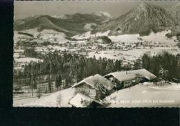 Ruhpolding Alpengasthof Cafe Bradler Alm Winter Sw 21.3.1958 - Ruhpolding