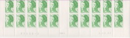 Bloc De 20 Timbres Liberté N° 2484 Avec Coin Daté 2-09-87 - 1980-1989