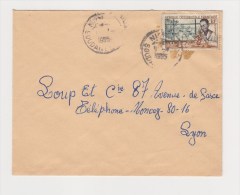 FRANCE. TIMBRE. LETTRE. COLONIE.69. LYON. RHONE. LOUP.  PA.POSTE AERIENNE. AOF. AFRIQUE OCCIDENTALE - Covers & Documents