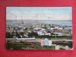 > New Brunswick > St. John  From West End -- Canada  Stamp & Cancel Ref 1304 - St. John