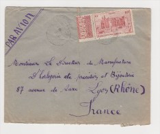 FRANCE. TIMBRE. LETTRE. COLONIE.69. LYON. RHONE. LOUP.  PA.POSTE AERIENNE. AOF. AFRIQUE OCCIDENTALE - Covers & Documents