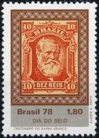 Brazil #1566 -  Emperor Pedro Ll - Centenario Do Selo Barba Branca - Unused Stamps