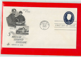 USA  -  Embossed Stamped Envelope - Stationery - Busta Intero Postale -  ABRAHAM  LINCOLN - 1961-80