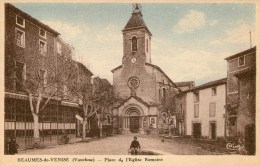 BEAUMES-de-VENISE - Place De L'Eglise Romaine - 1945- - Beaumes De Venise