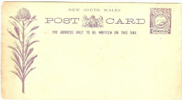 LAC5 - NEW SOUTH WALES EP CP 1p TYPE 1 NEUVE - Postal Stationery
