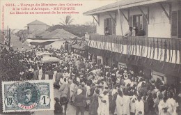 Afrique - Sénégal  -  AOF - Rufisque - Voyage Ministre Des Colonies -  Mairie - Sénégal