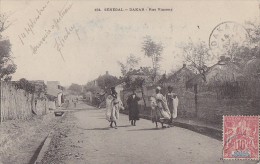 Afrique - Sénégal  -  AOF - Dakar - Rue Vincens - Cachet 1905 Dakar Etaples Pas De Calais - Sénégal