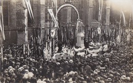 Belgique - Wervik - Carte-Photo - Foto - 1926 Procession Religieuse  Sacré-Coeur - Parvis Eglise - Wervik