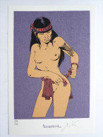 RARE Ex Libris - MITTON - QUETZALCOALT T3 - NS - Durango Fond Violet Sérigraphie XL - Künstler M - O