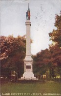Lake County Monument Waukegan Illinois 1909 - Waukegan