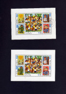 Lotto 03 - Francobolli DDR - N* 1592 -  1974-  MNH** + ANNULLATO - FOGLIETTI-BOY SCOUTS - 1° Giorno – FDC (foglietti)