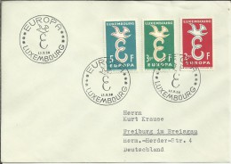 LUXEMBURGO CC SELLOS EUROPA CEPT 1958 - 1958