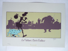 Ex Libris - MAZAN -LE VAILLANT PETIT TAILLEUR - NS - DURANGO Sérigraphie - Illustrateurs M - O