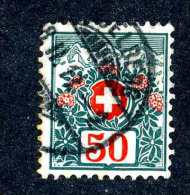 2769  Switzerland 1910  Michel #37  Used  Scott #J43 ~Offers Always Welcome!~ - Postage Due