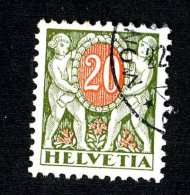 2804 Switzerland 1924  Michel #45z Used  Scott #J51a ~Offers Always Welcome!~ - Impuesto