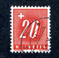 2845 Switzerland 1938  Michel #57z Used  Scott #J63a ~Offers Always Welcome!~ - Impuesto