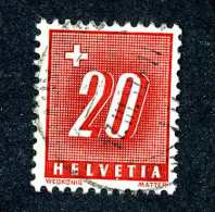 2847 Switzerland 1938  Michel #57x Used  Scott #J63 ~Offers Always Welcome!~ - Postage Due