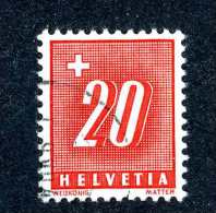 2852 Switzerland 1938  Michel #57x Used  Scott #J63 ~Offers Always Welcome!~ - Postage Due