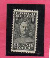 BELGIAN CONGO BELGA BELGE 1928 SIR HENRY MORTON STANLEY 5 FR MH - Nuovi