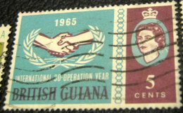 British Guiana 1965 The 20th Anniversary Of The United Nations 5c - Used - Guyana Britannica (...-1966)