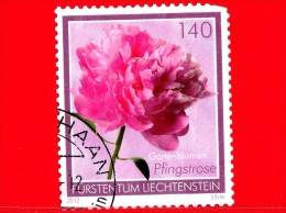 LIECHTENSTEIN - 2012 - Usato - Fiori - Flowers - Fleurs - Rosa - 140 - Gebraucht