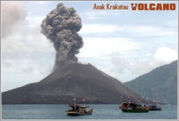 Anak Krakatau Volcano Volcanoe Postage Card 3268-13 - Other