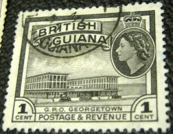 British Guiana 1954 GPO Georgetown 1c - Used - Guayana Británica (...-1966)