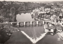 Delcampe - 87 - SAINT JUNIEN / VUE AERIENNE SUR LE PONT NOTRE DAME - Saint Junien