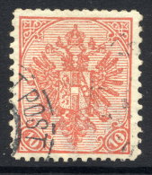 BOSNIA & HERZEGOVINA 1899 5 Kr. Perforated 12½ X 10½ Used. Michel 5 III Mischzahnung - Bosnie-Herzegovine