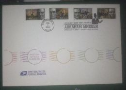 VERINIGTE STAATEN ETATS UNIS USA 2009 ABRAHAM LINCOLN'S FDC SC 4380-83 YT 4141-44 MI 4474-77 SG 4931-34 - 2001-2010