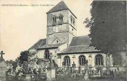 Marne - Ref A374- Courtisols - Eglise Saint Martin - Carte Bon Etat - - Courtisols