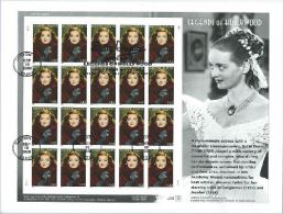 VEREINIGTE STAATEN ETATS UNIS USA 2008 M/S BETTE DAVIS -LEGENDS OF HOLLYWOOD FDC SC 4350SP YT BF4104 MI B-4435 SG MS4901 - 2001-2010