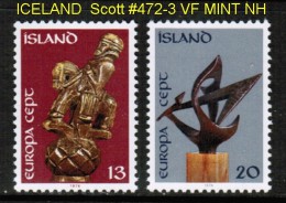 ICELAND  Scott  # 472-3** VF MINT NH - Unused Stamps