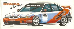 BTCC 1997 Thompson-Tarquini Honda 7,8x19,1 Cm - Car Racing - F1