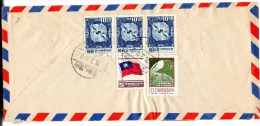 Taiwan Old Cover Mailed To USA - Covers & Documents