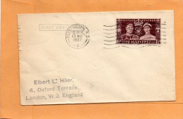 Great Britain 1937 FDC - ....-1951 Vor Elizabeth II.