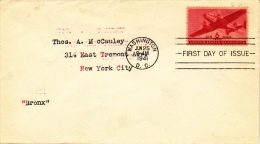 3 Letter U.S. Air Mail  First Flight Rocky Mount / Collection / 1941 , 1946 - 2c. 1941-1960 Briefe U. Dokumente