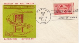 Letter 30 Anniversary Convention / 50th Anniversary Of Flight Sayton 31 May 1953 - 2c. 1941-1960 Lettres