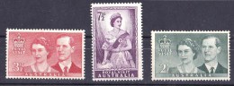 Australia 1954 Royal Visit Set Of 3 MNH - Mint Stamps