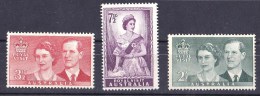 Australia 1954 Royal Visit Set Of 3 MNH - Neufs