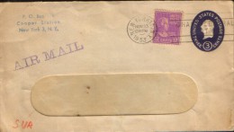 United States - Airmail Envelope With Window Circulated In 1953 To Romania - 2c. 1941-1960 Briefe U. Dokumente