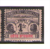 COTE D´IVOIRE - Taxe N° 8 *  (BV) - Unused Stamps