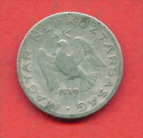 F3875 / - 10 Filler  -  1959 BP  - Hungary Ungarn Hongrie Ungheria - Coins Monnaies Munzen - Hungary