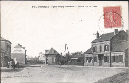 80 . FEUQUIERES - FRESSENNEVILLE . Place De La Gare - Feuquieres En Vimeu