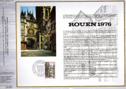 Feuillet Tirage Limité CEF 344 Rouen - Covers & Documents