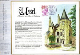 Feuillet Tirage Limité CEF 358 Ussel Résidence Des Ducs De Ventadour - Storia Postale