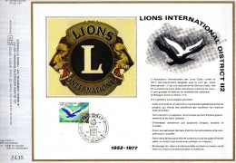 Feuillet Tirage Limité CEF 190 66 1849 Lions International - 1971-1980