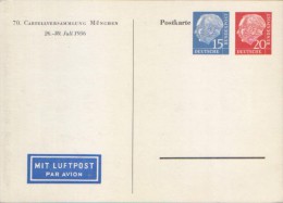 Germany/Federal Republic - Postal Stationery Private Postcard Unused - Cartellversammlung München 1956 -  2/scans - Privatpostkarten - Ungebraucht