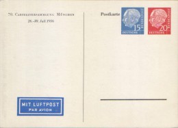 Germany/Federal Republic - Postal Stationery Private Postcard Unused - Cartellversammlung München 1956 -  2/scans - Privé Postkaarten - Ongebruikt